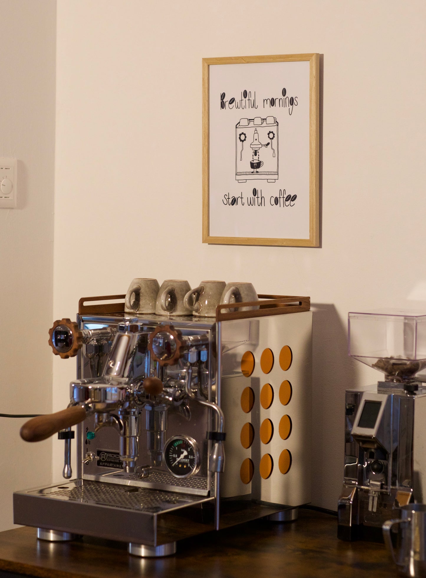 Wandposter - Brewtiful mornings