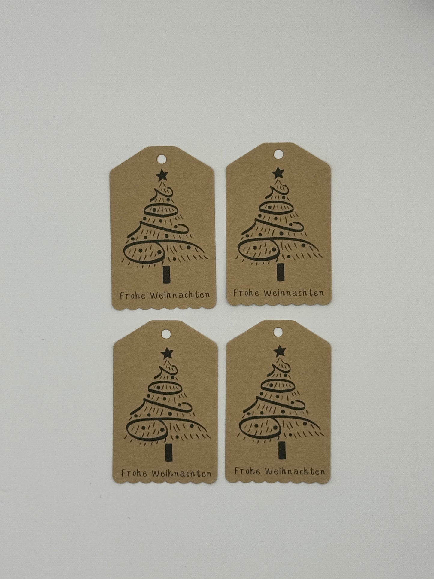 Geschenkanhänger „Frohe Weihnachten / 2026“