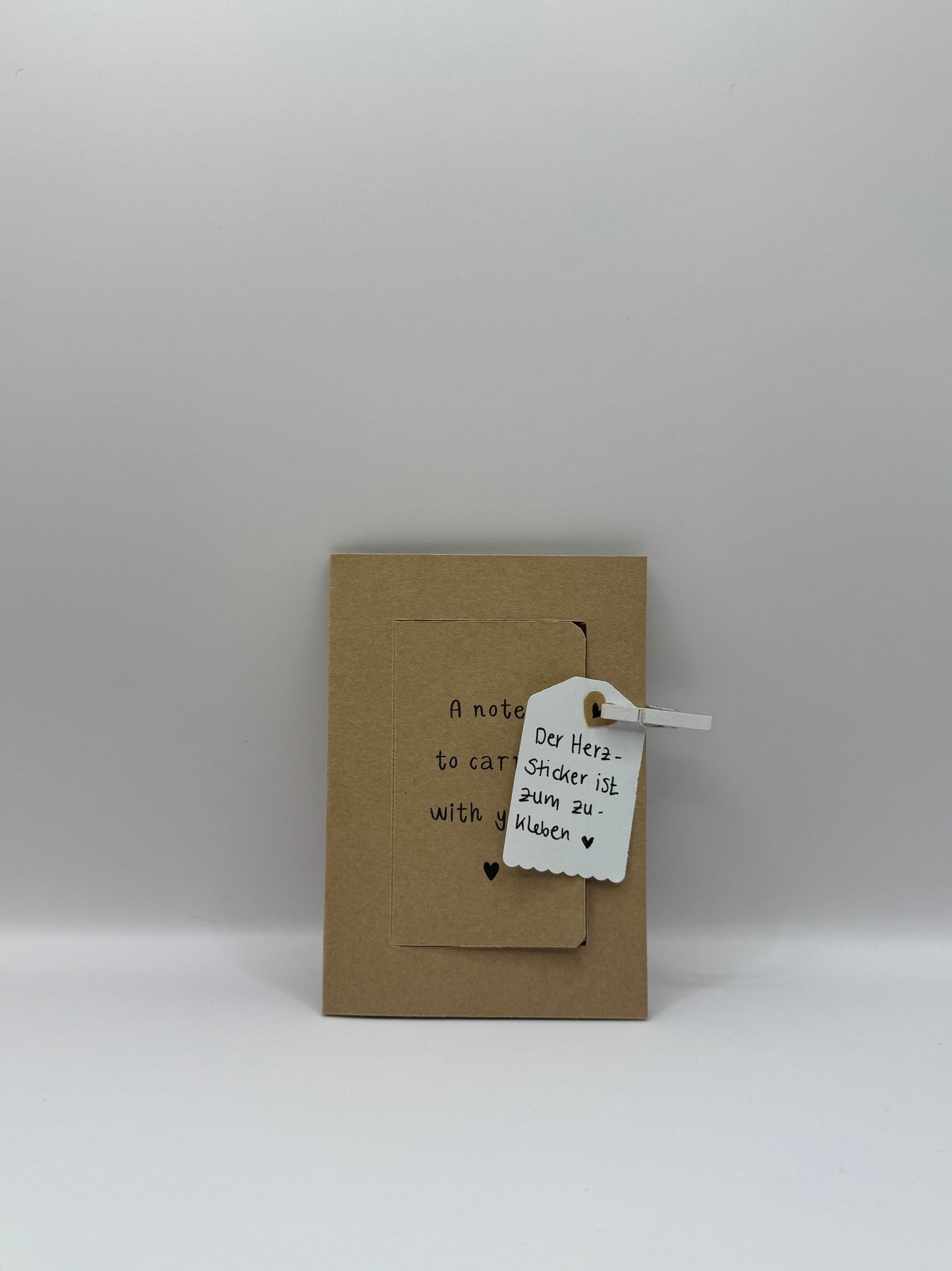 A note to carry with you
