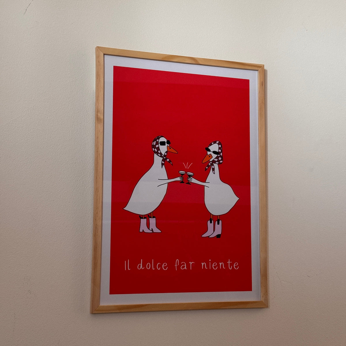 Wandposter "Il dolce far niente"