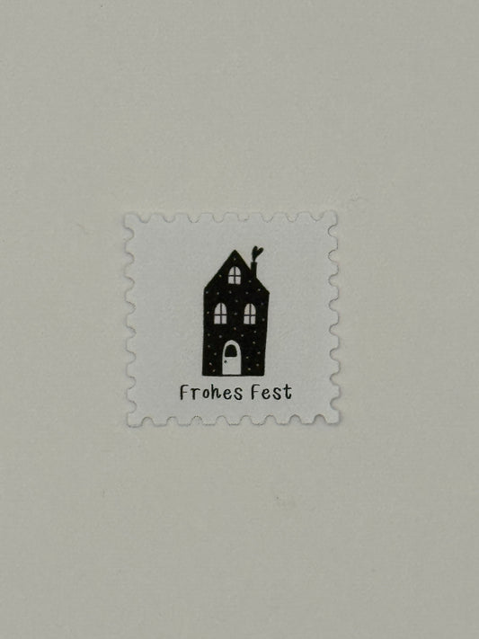 Briefmarken „Weihnachtshaus“