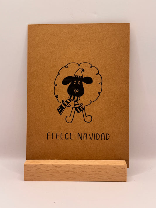 Postkarte "Fleece Navidad"