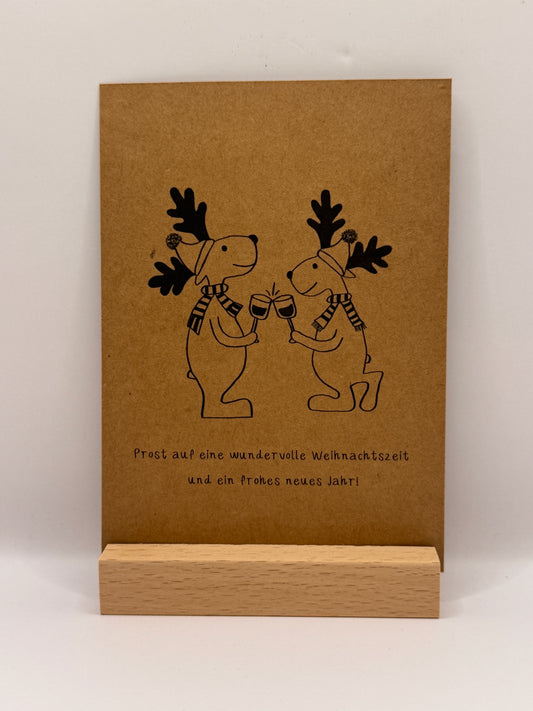 Postkarte "Rentier"