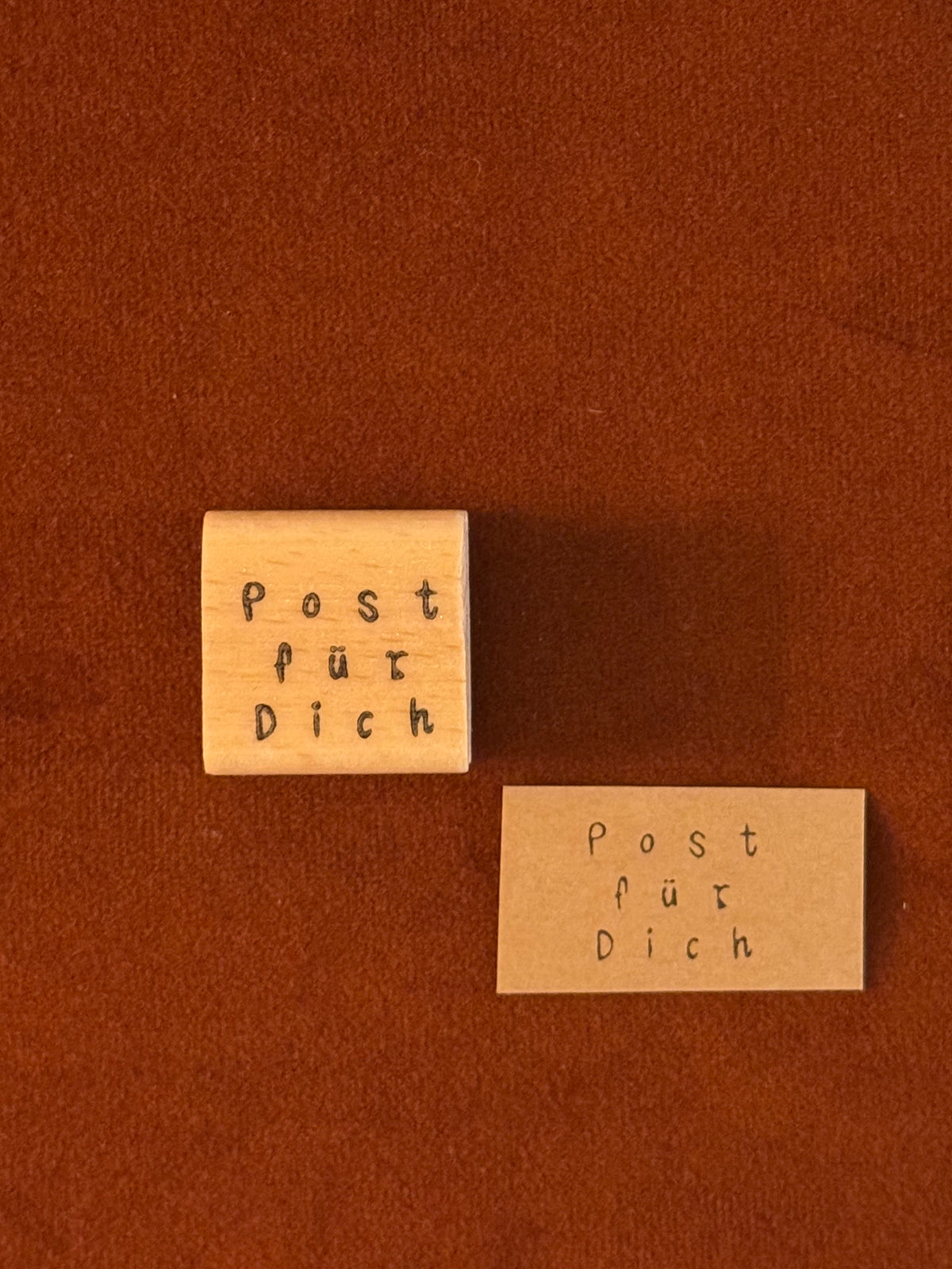 Stempel "Post für dich"