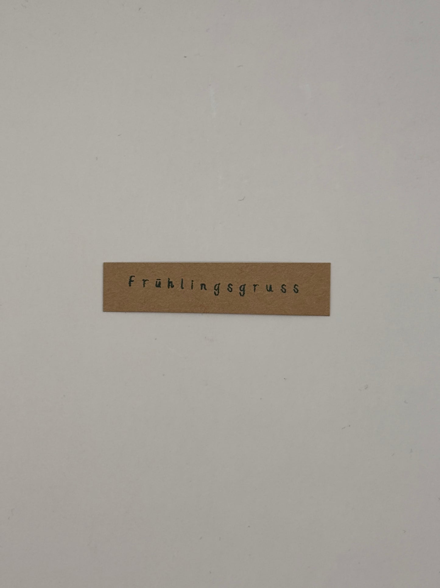 Stempel "Frühlingsgruss"