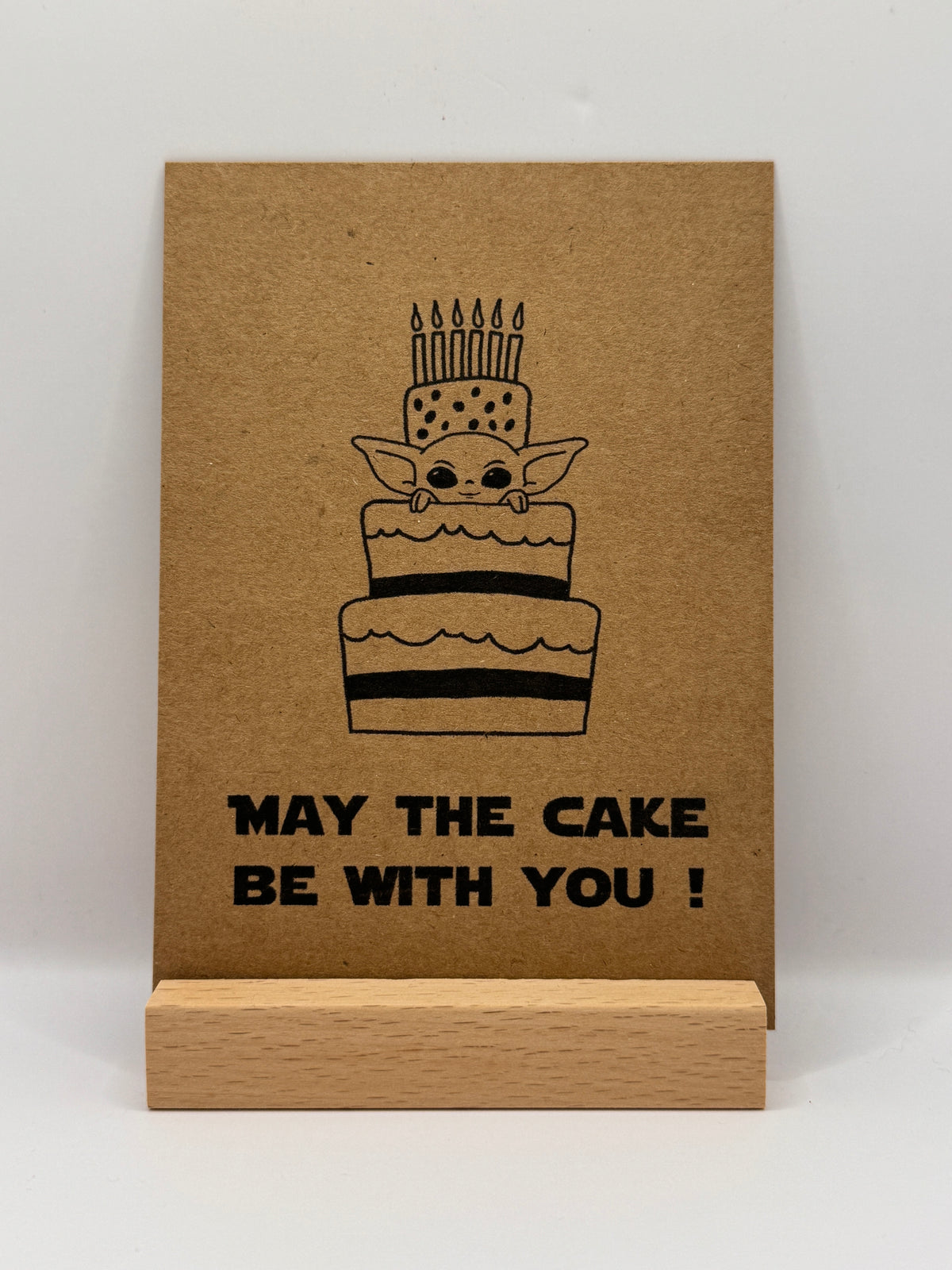 Postkarte "Baby Yoda"