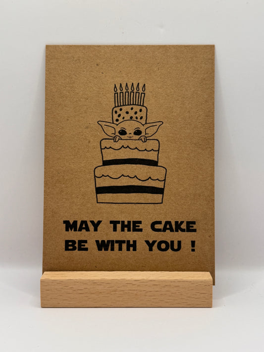 Postkarte "Baby Yoda"