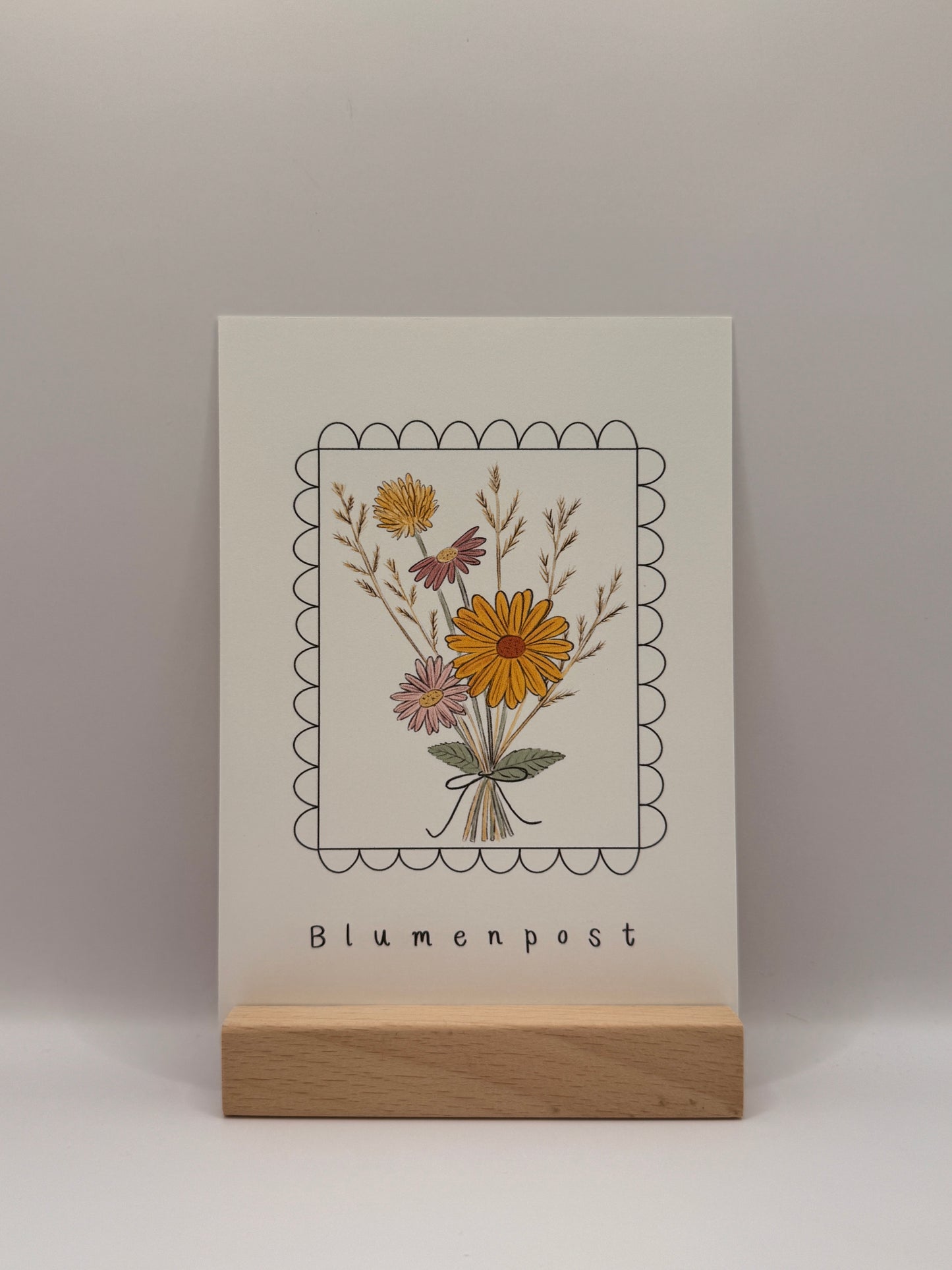 Postkarte „Trockenblumen“