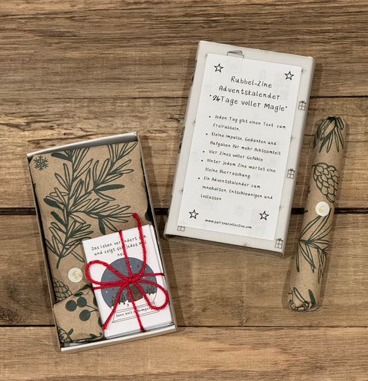 Rubbel-Adventskalender Zine "24 Tage voller Magie"