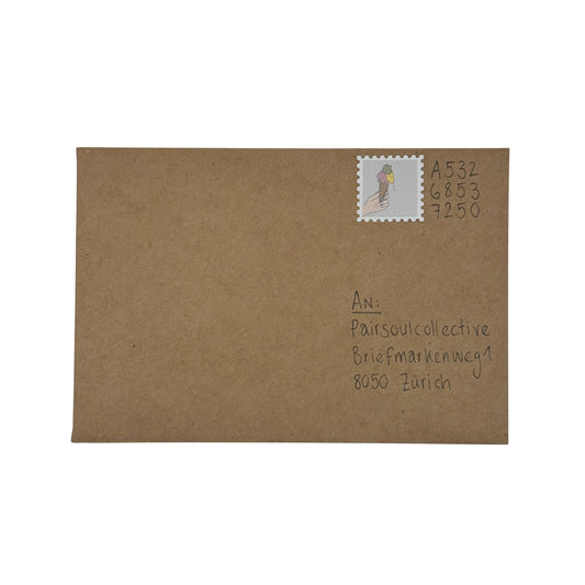 Briefmarken-Sticker „Gelato“