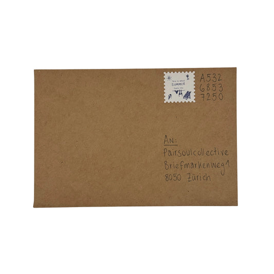 Briefmarken-Sticker „Sommer“