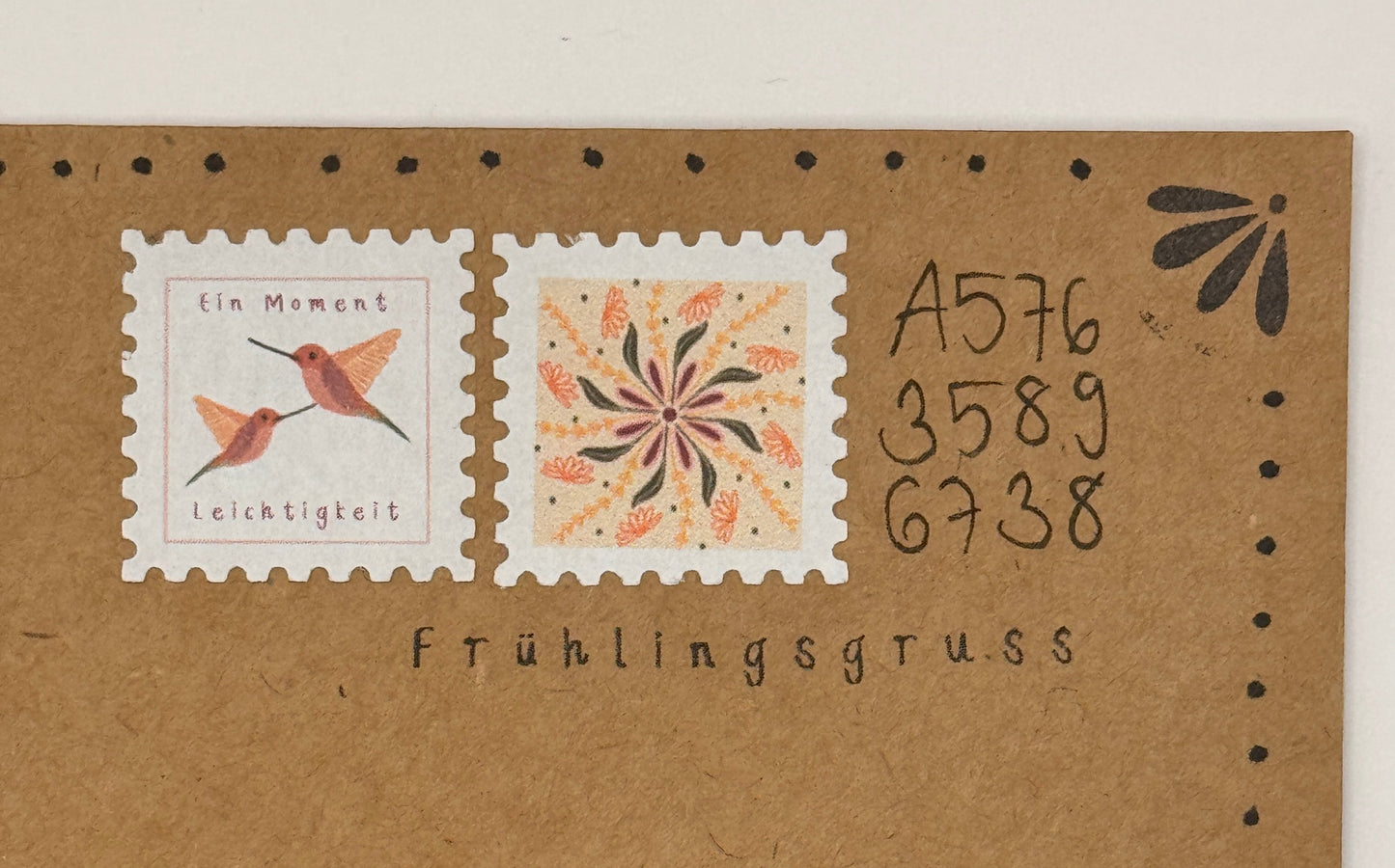 Stempel "Frühlingsgruss"