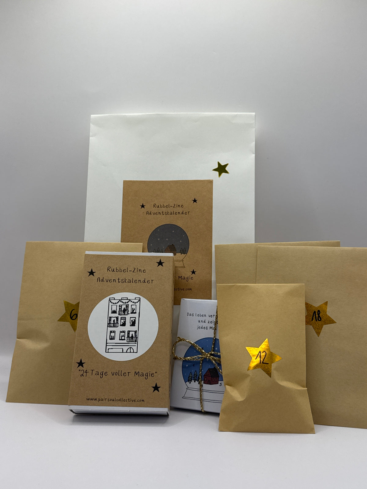 Rubbel-Adventskalender - 24 Tage voller Magie