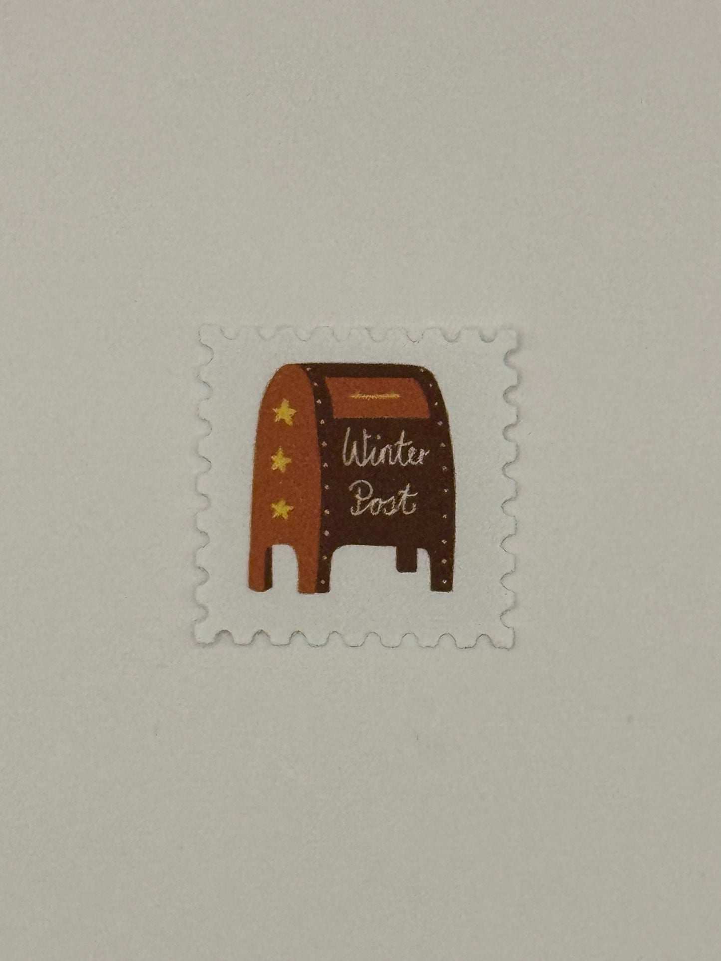 Briefmarke „Winterpost“