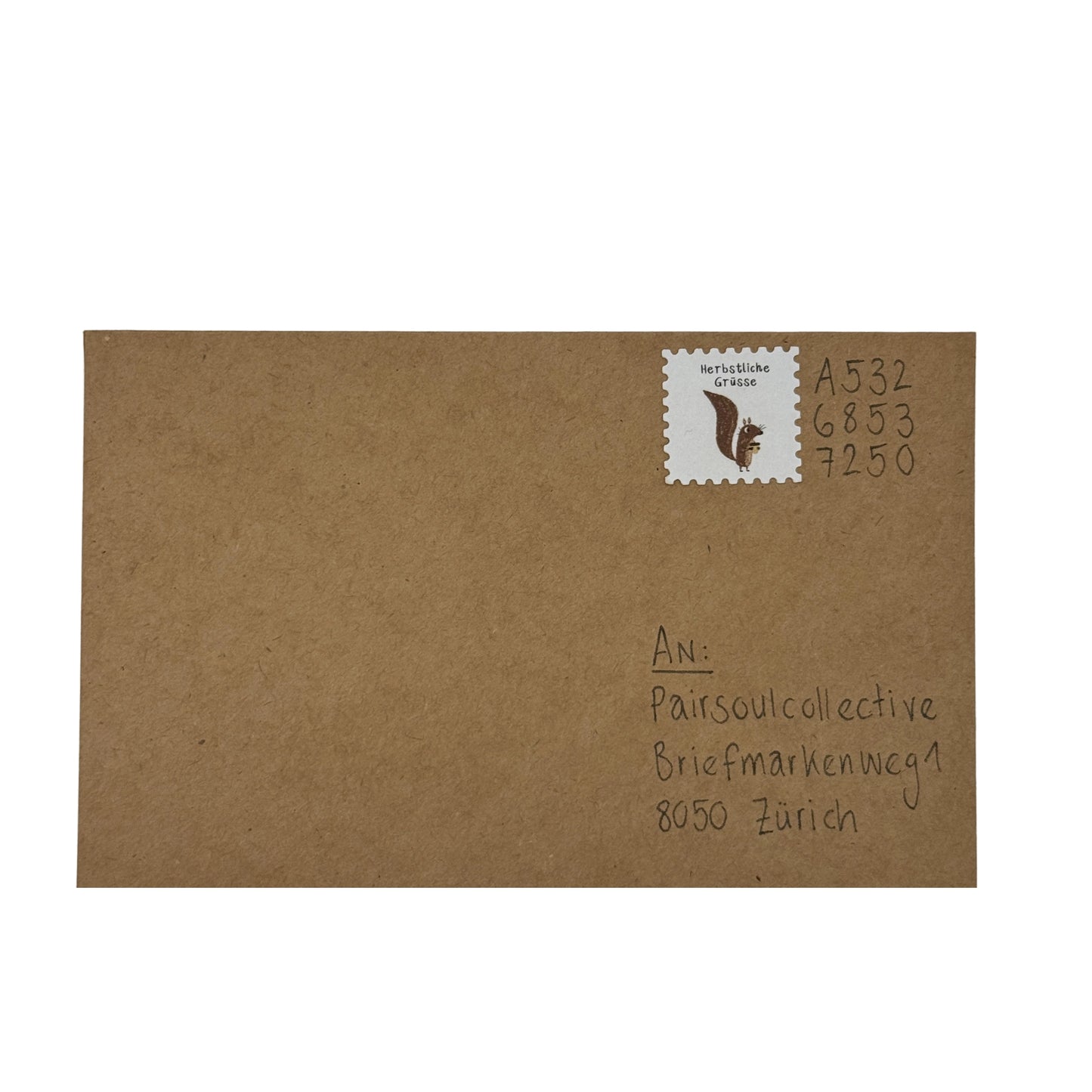 Briefmarke „Herbstliche Grüsse“