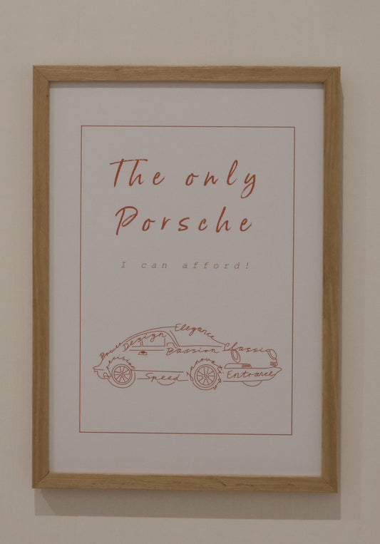 Wandposter - Porsche