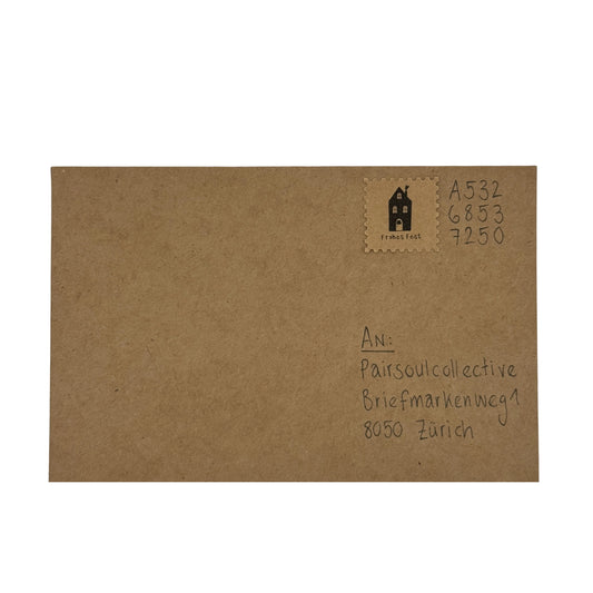 Briefmarken „Weihnachtshaus“