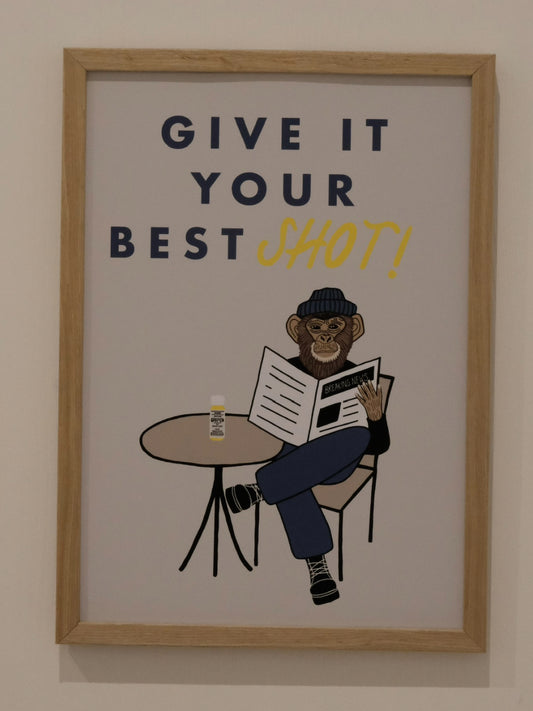 Wandposter - Give it your best shot