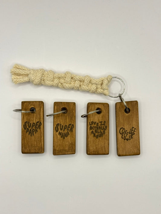 Holz Schlüsselanhänger