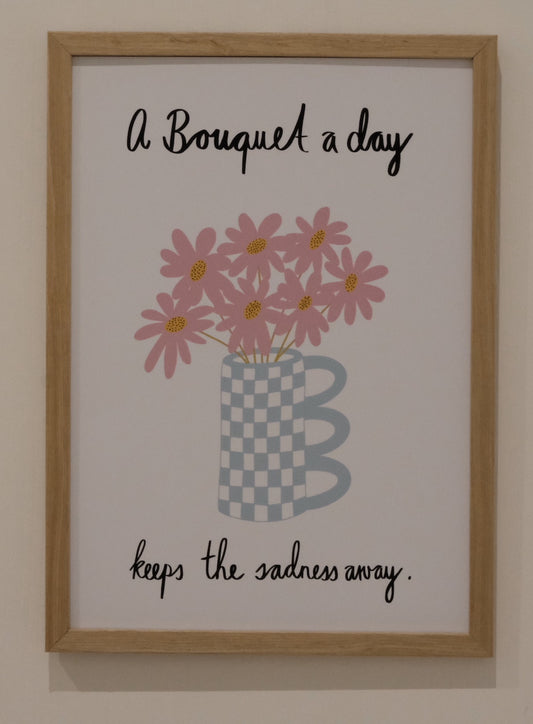 Wandposter - Bouquet