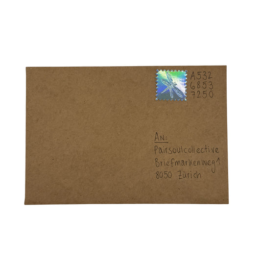 Holografische Briefmarke "Libelle“