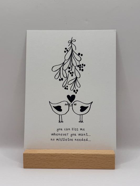 Postkarte "Mistletoe"
