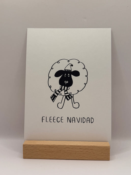 Postkarte "Fleece Navidad"