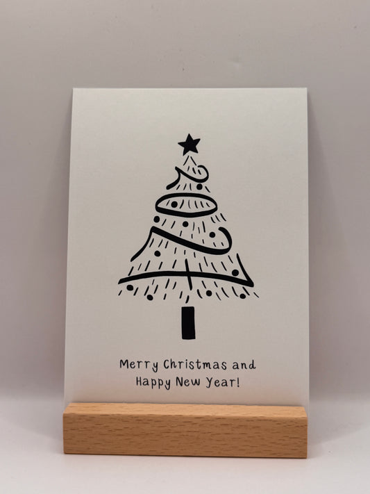 Postkarte "Verspielter Weihnachtsbaum 2027"