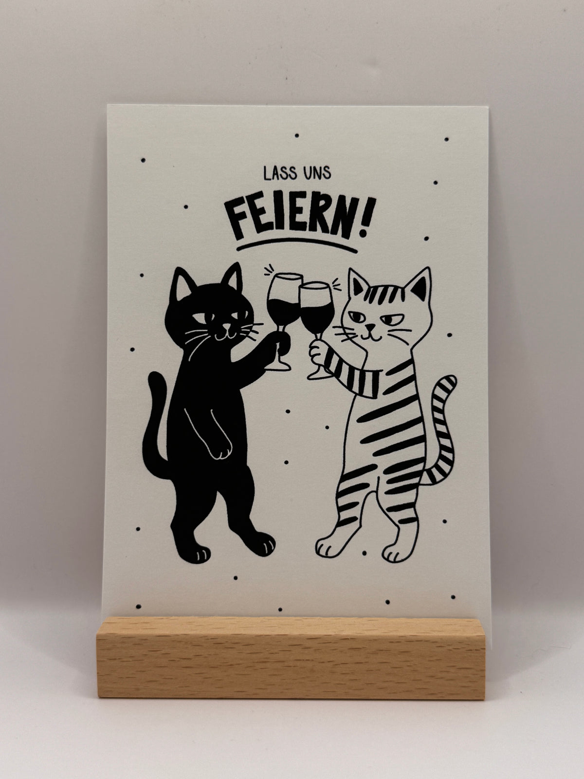 Postkarte "Lass uns feiern"