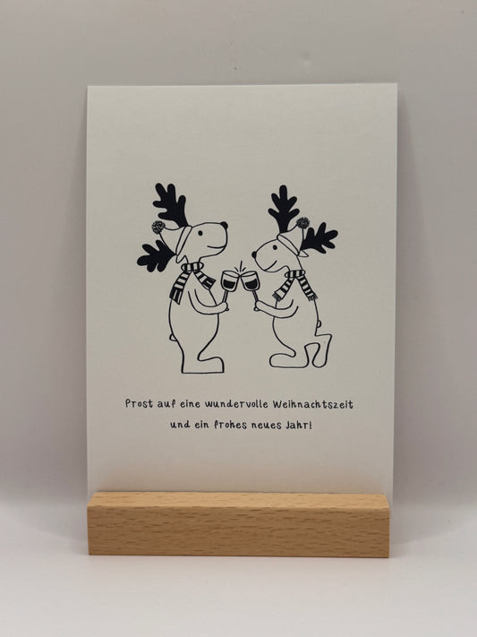Postkarte "Rentier"
