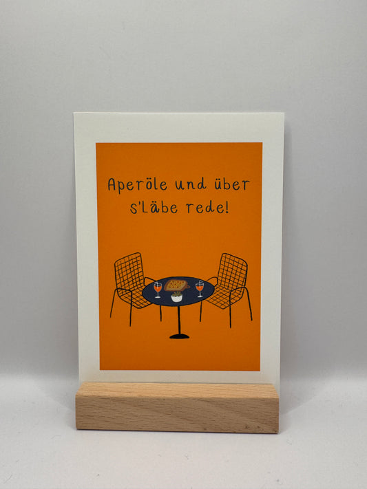 Postkarte „Aperöle"
