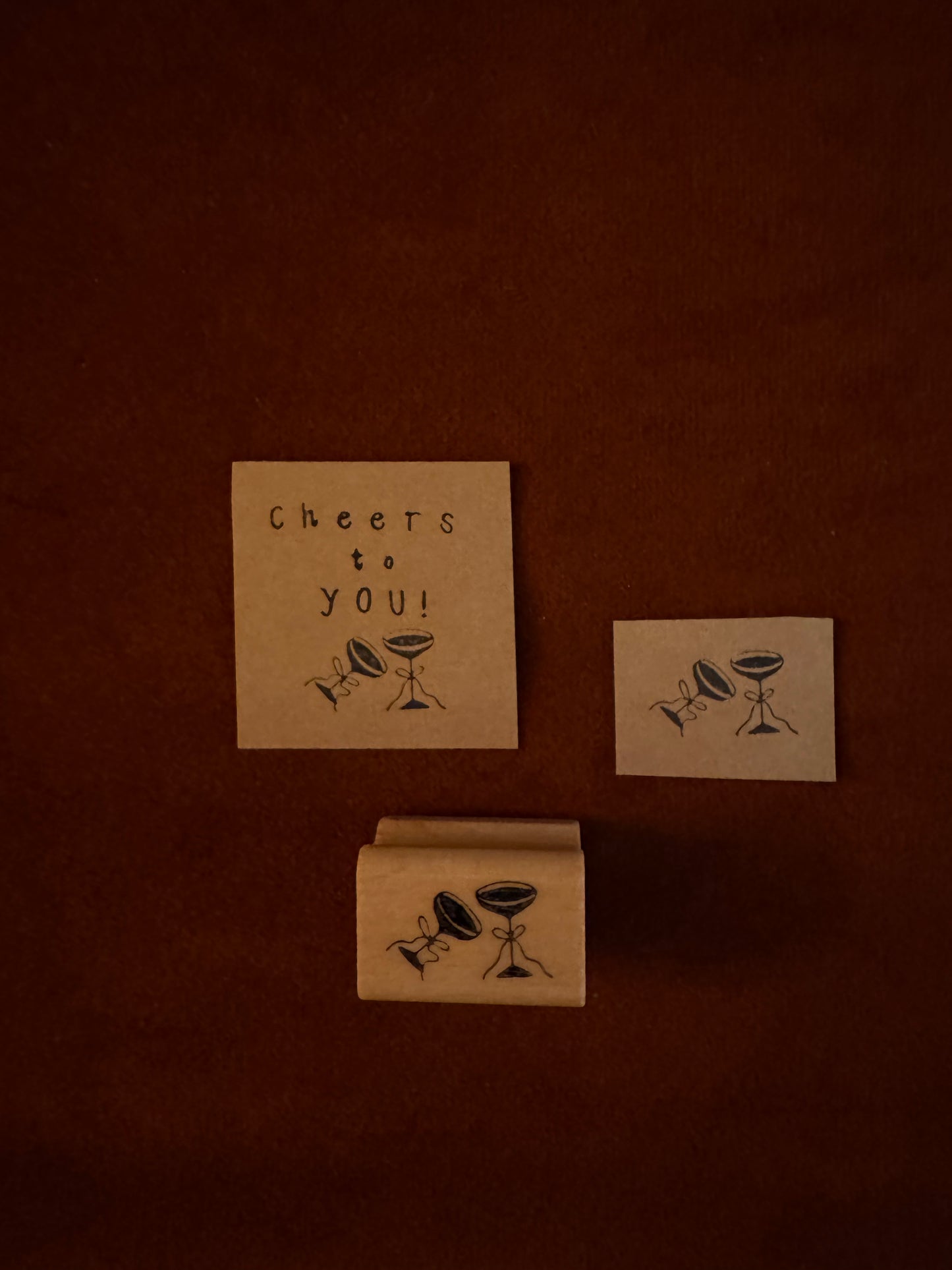 Stempel "Sektgläser"