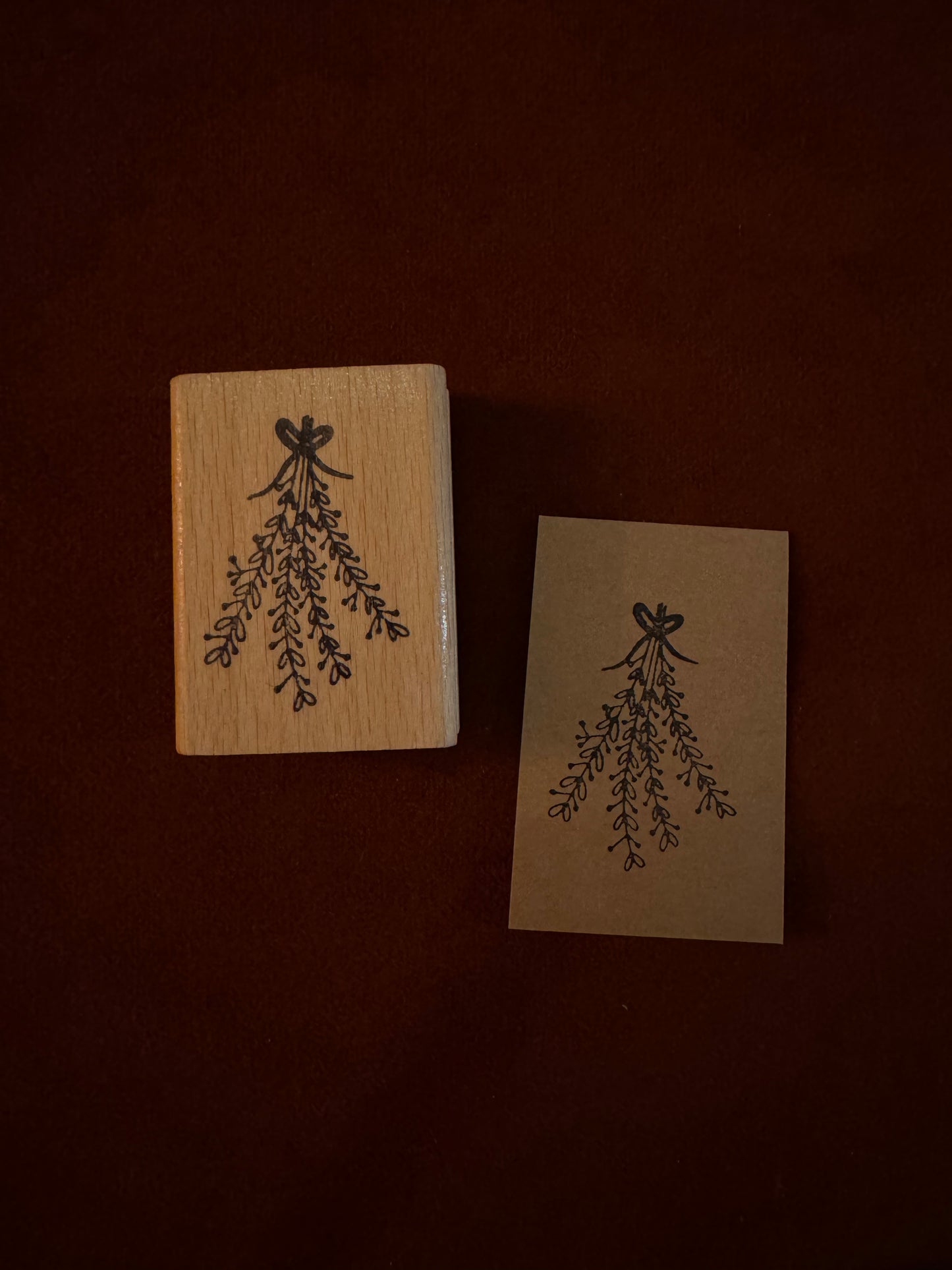 Stempel "Mistelzweig"