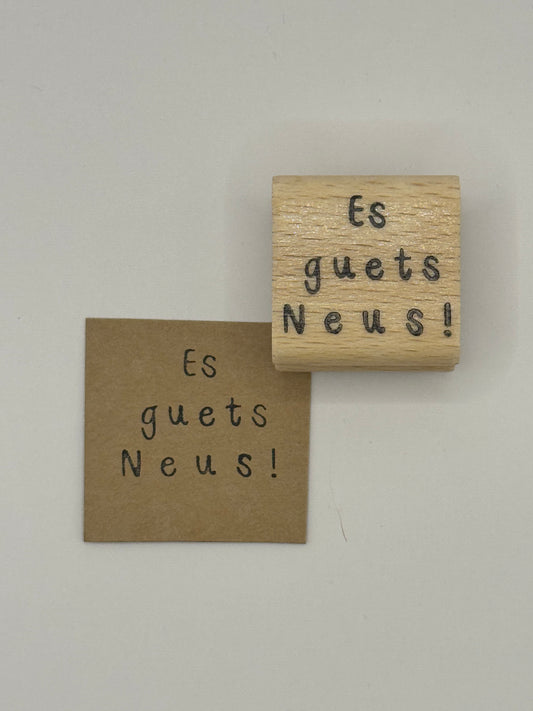Stempel "Es guets Neus"