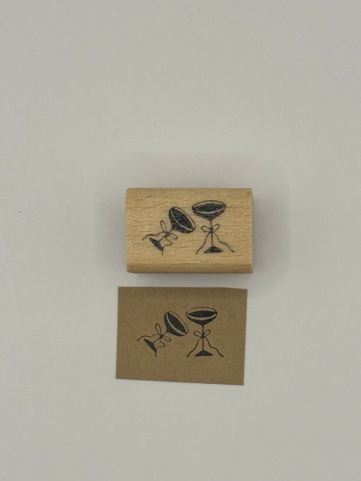 Stempel "Sektgläser"