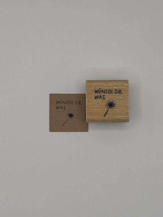 Stempel "Wünsch dir was"
