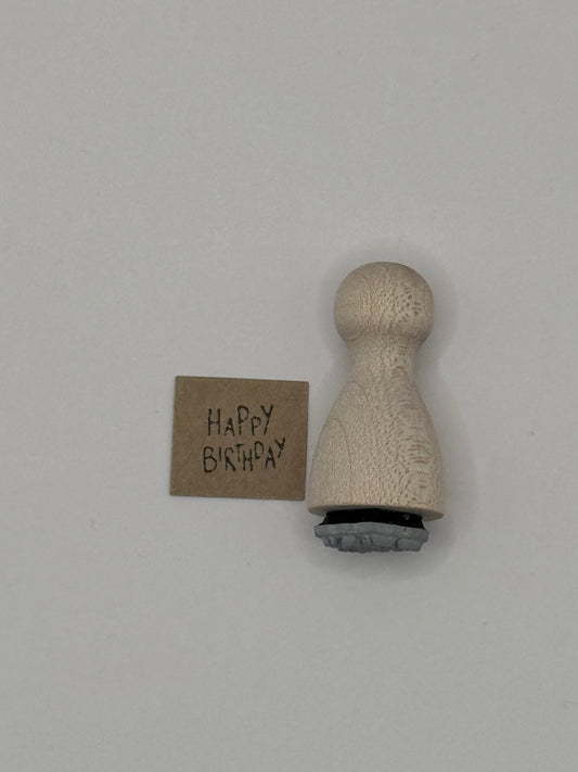 Mini Stempel "Happy Birthday"