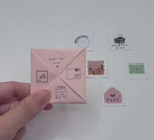 Briefmarken-Sticker Abo klein (Jahresabo)