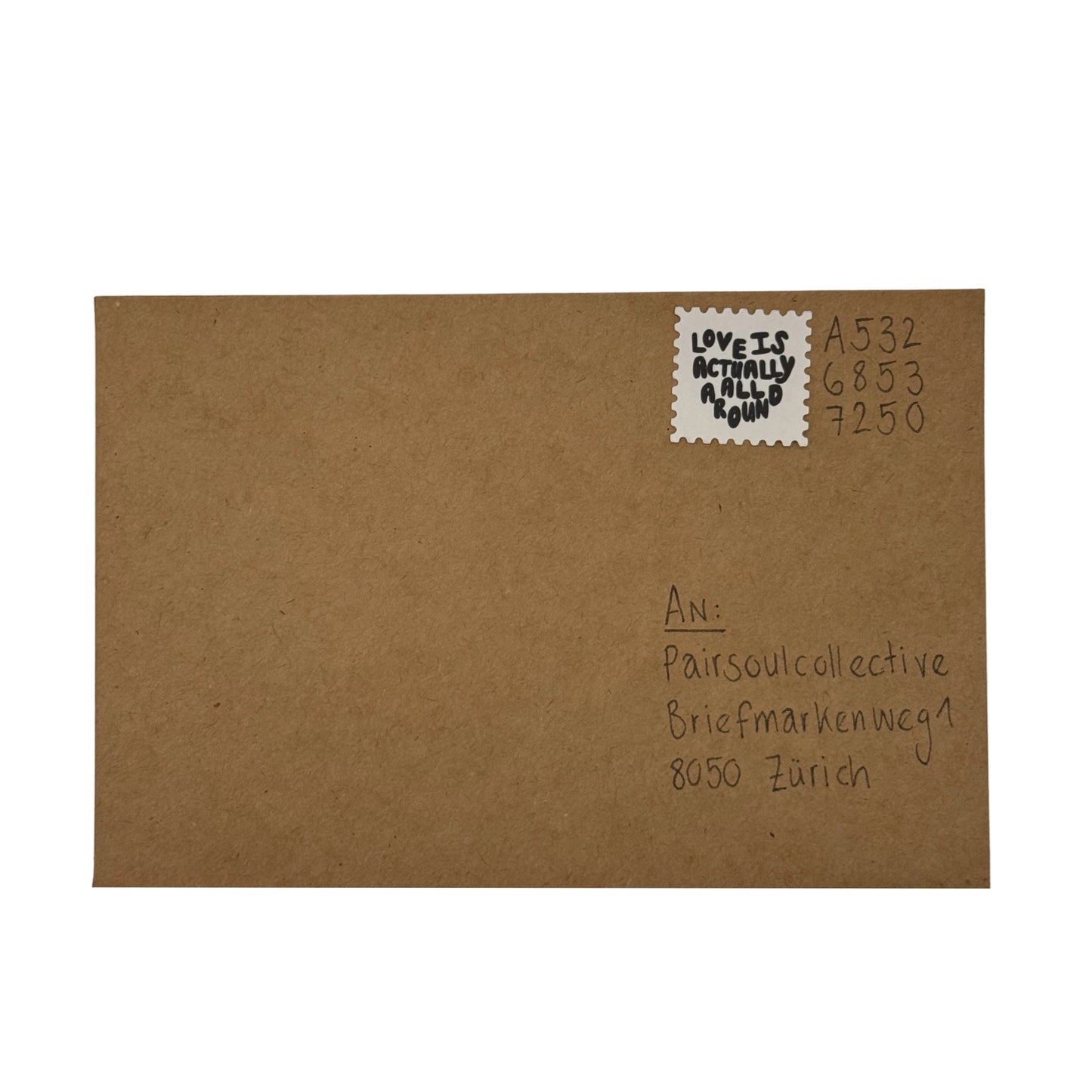 Briefmarke "Love is actually all around"