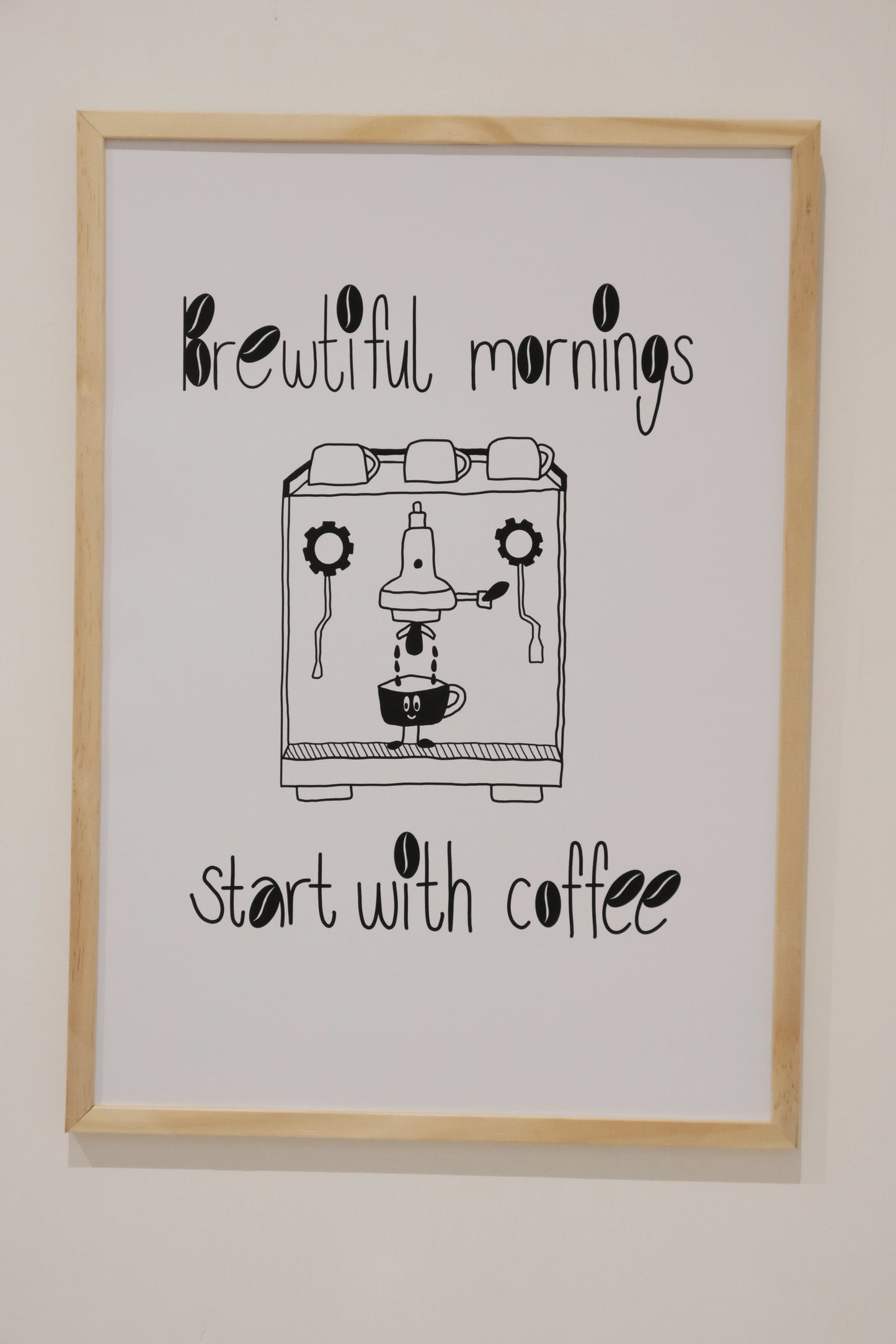 Wandposter - Brewtiful mornings
