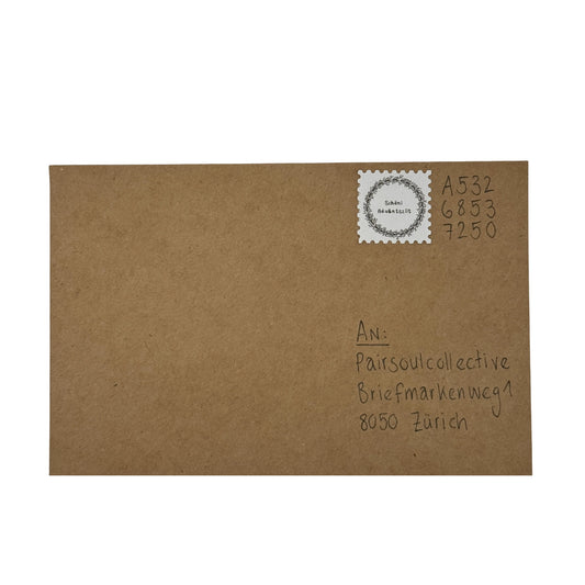 Briefmarke „Schöni Adväntsziit - Kranz“